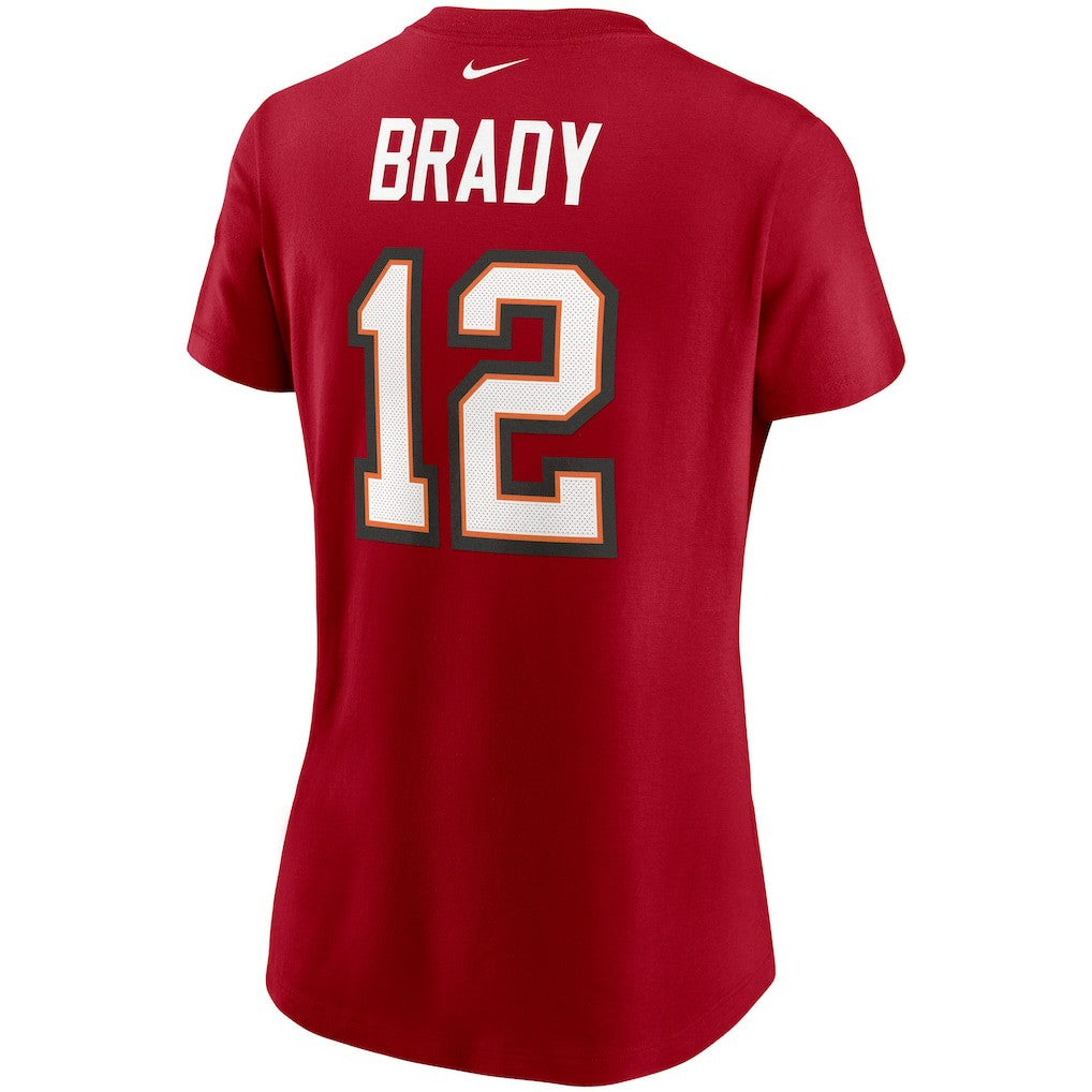 Tom Brady  Women's Name & Number T-Shirt - Tampa Bay Buccaneers T-shirts
