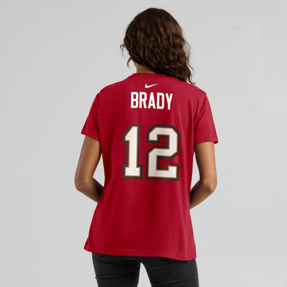 Tom Brady  Women's Name & Number T-Shirt - Tampa Bay Buccaneers T-shirts