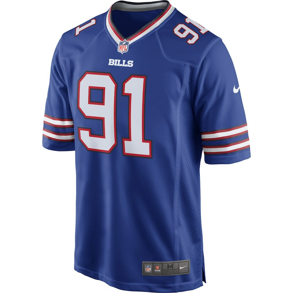 Ed Oliver  Team Game Player Jersey - Buffalo Bills Jerseys