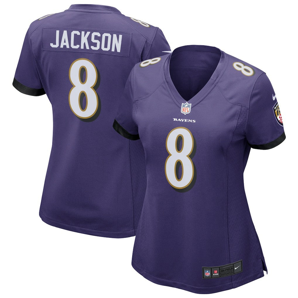 Lamar Jackson  Women's Game Jersey - Baltimore Ravens Jerseys