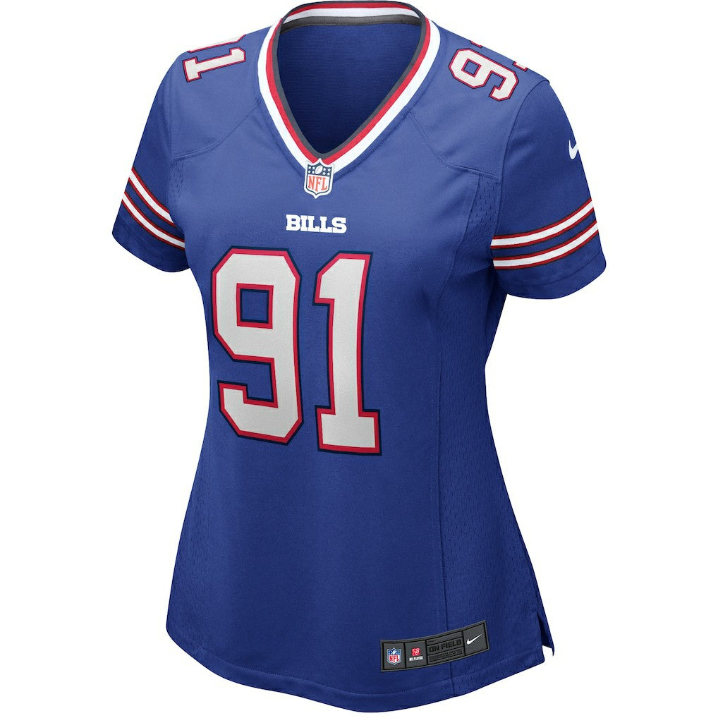 Ed Oliver  Women's Game Jersey - Buffalo Bills Jerseys