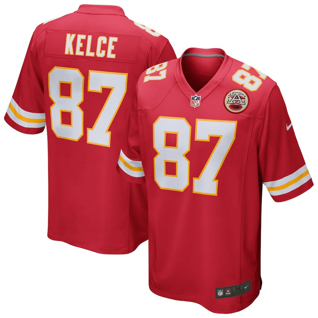 Travis Kelce  Game Jersey - Kansas City Chiefs Jerseys
