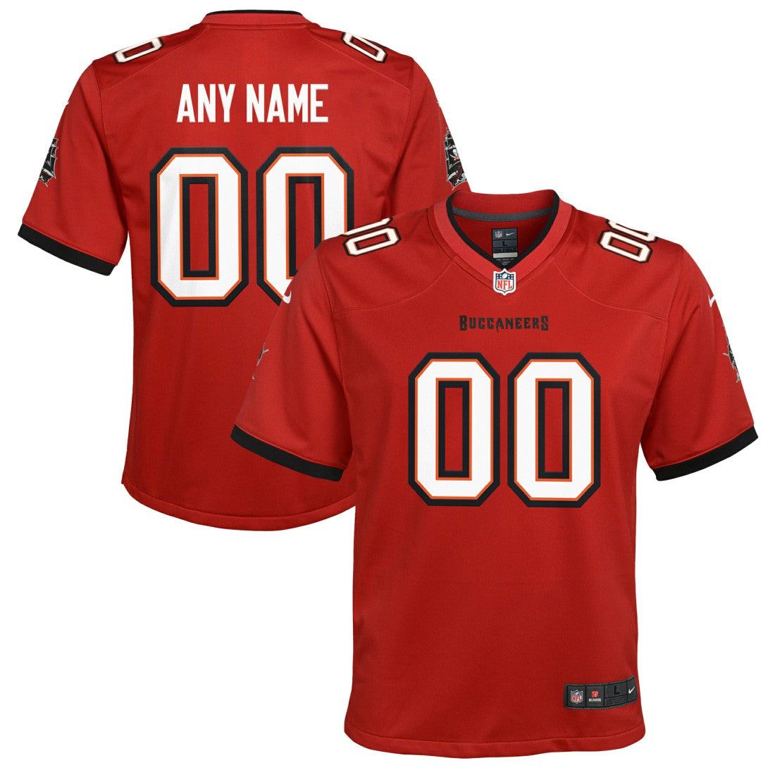 Youth Custom Game Jersey - Tampa Bay Buccaneers Jerseys
