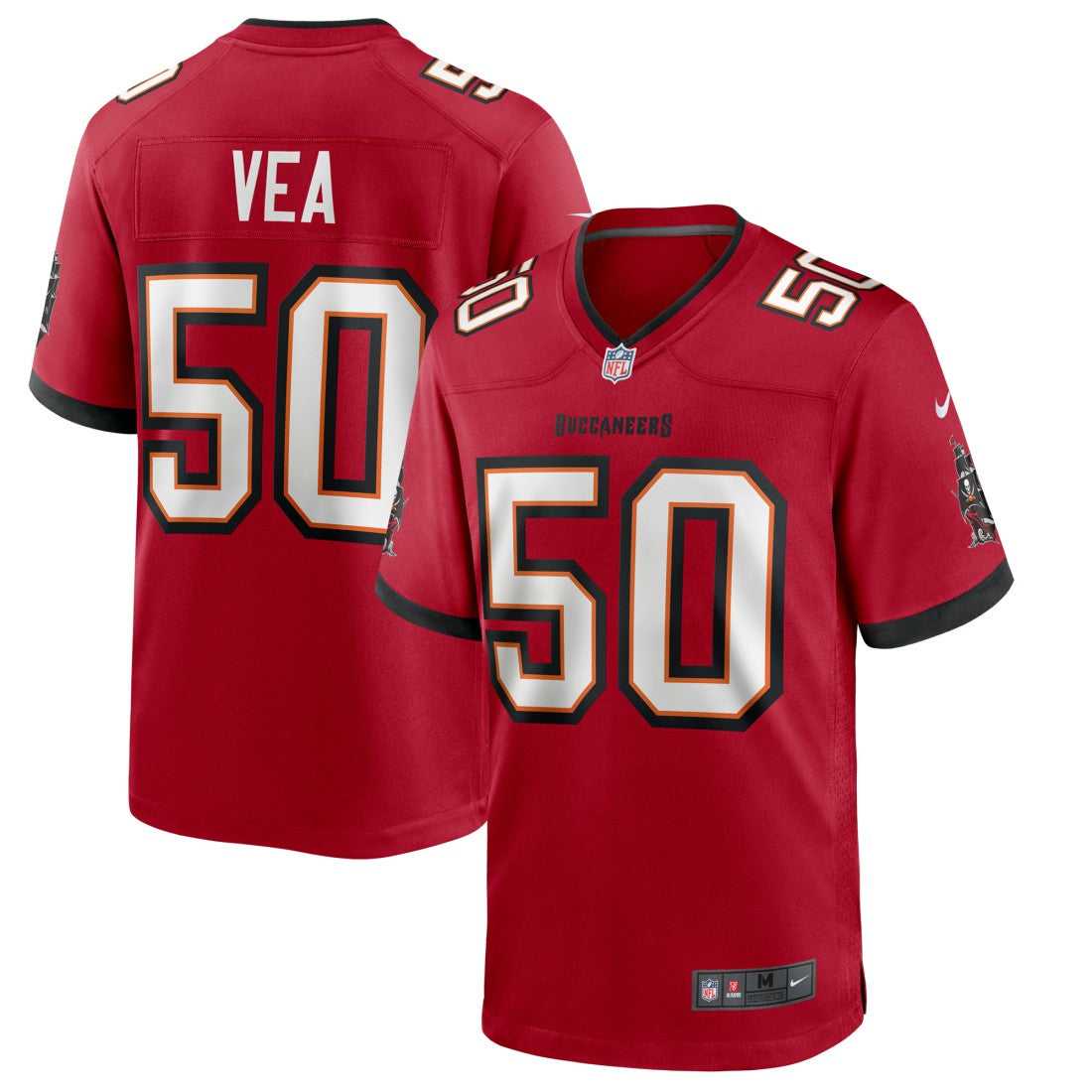 Vita Vea  Game Jersey - Tampa Bay Buccaneers Jerseys