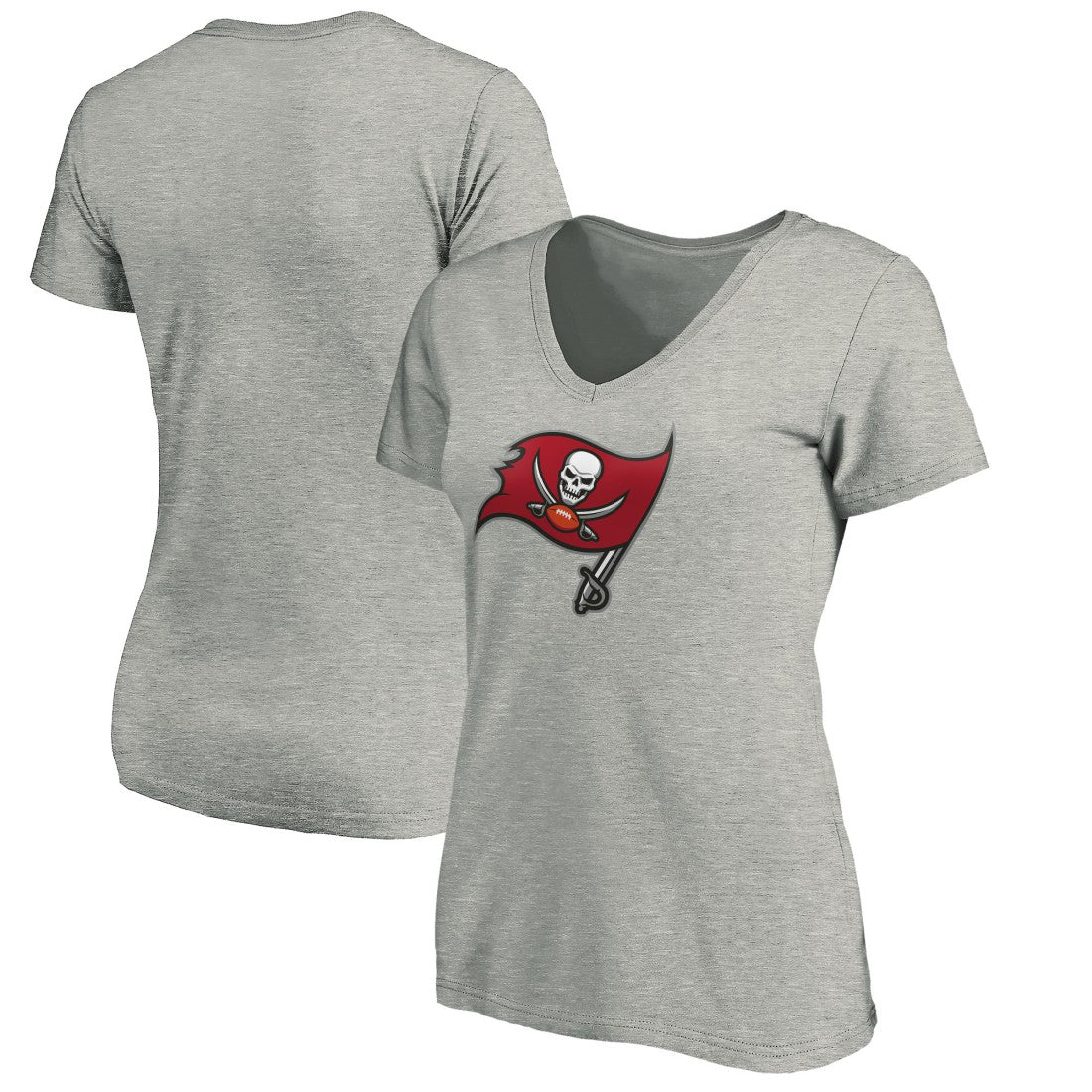 Women's Primary Logo V-Neck T-Shirt - Tampa Bay Buccaneers T-shirts