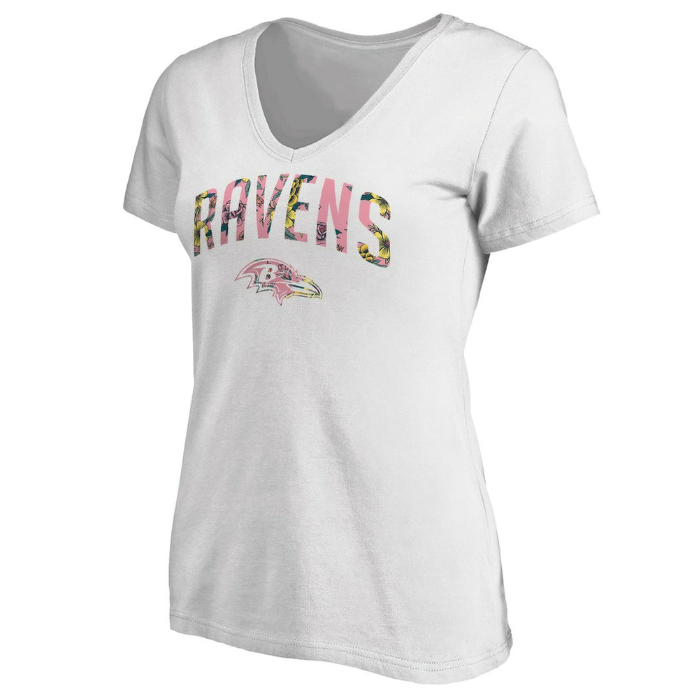 Women's Floral Arch T-Shirt - Baltimore Ravens T-shirts
