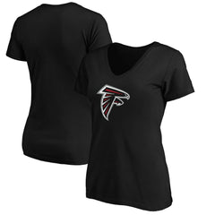 Women's Primary Logo V-Neck T-Shirt - Atlanta Falcons T-shirts