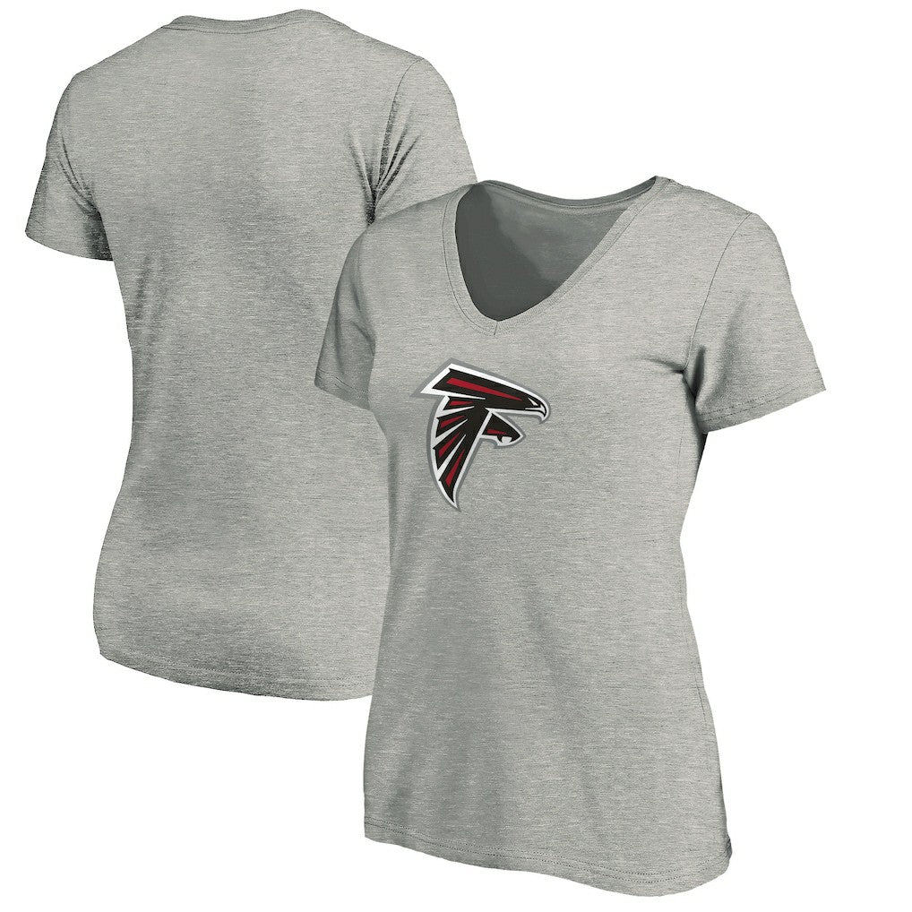 Women's Primary Logo V-Neck T-Shirt - Atlanta Falcons T-shirts
