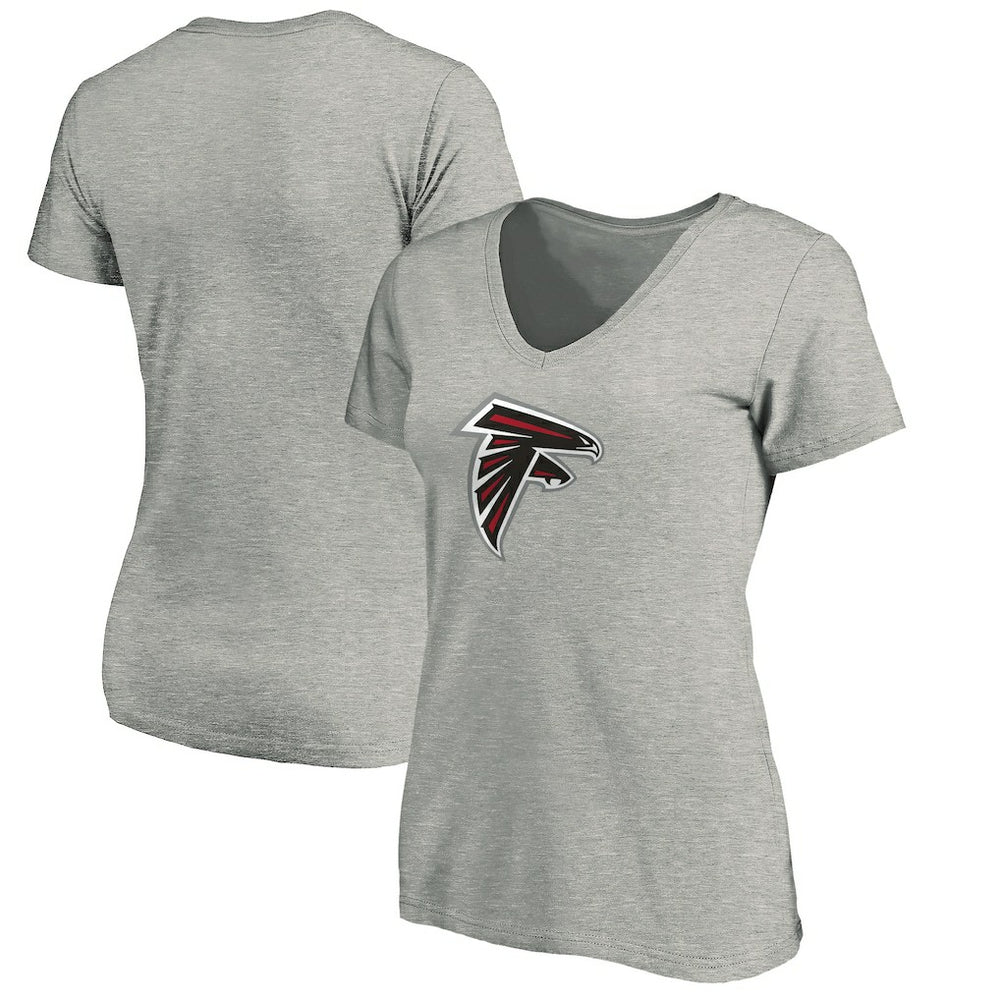 Women's Primary Logo V-Neck T-Shirt - Atlanta Falcons T-shirts