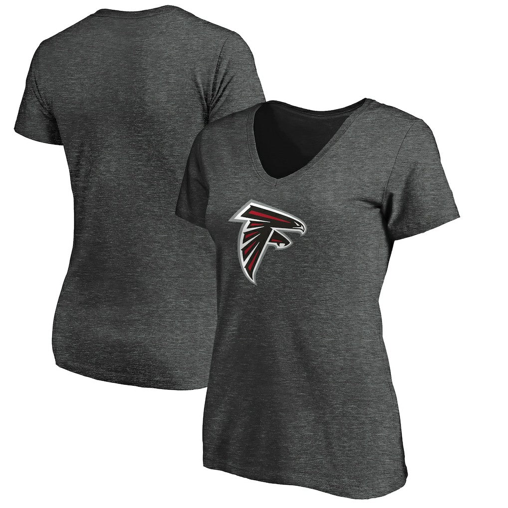 Women's Primary Logo V-Neck T-Shirt - Atlanta Falcons T-shirts