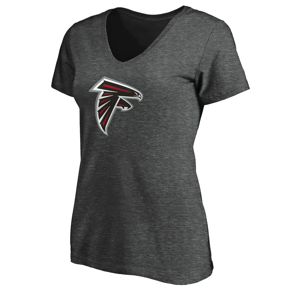 Women's Primary Logo V-Neck T-Shirt - Atlanta Falcons T-shirts