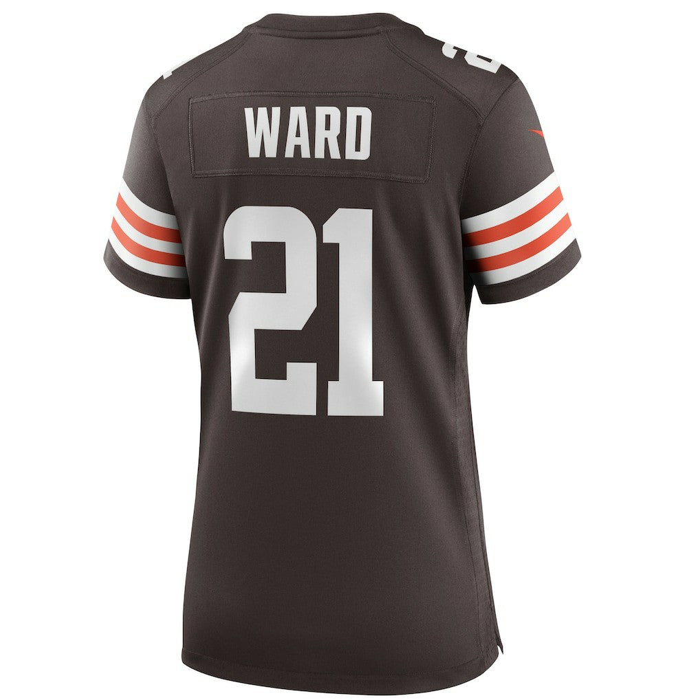Denzel Ward  Women's Player Game Jersey - Cleveland Browns Jerseys