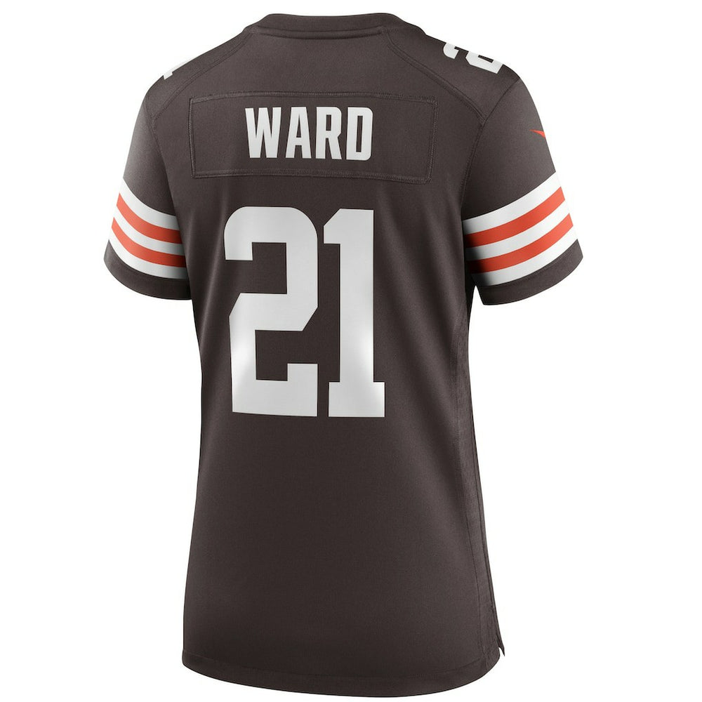 Denzel Ward  Women's Player Game Jersey - Cleveland Browns Jerseys