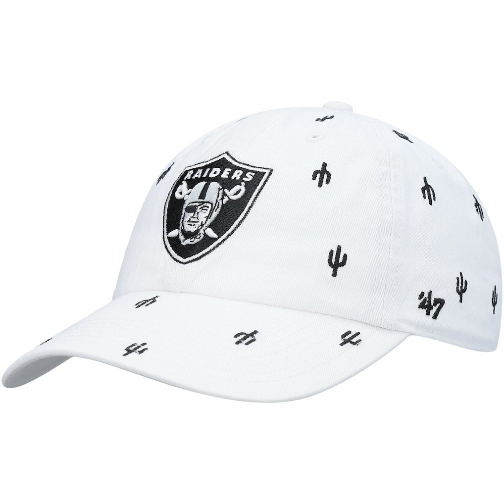 '47 Women's Confetti Clean Up Adjustable Hat - Las Vegas Raiders Hats