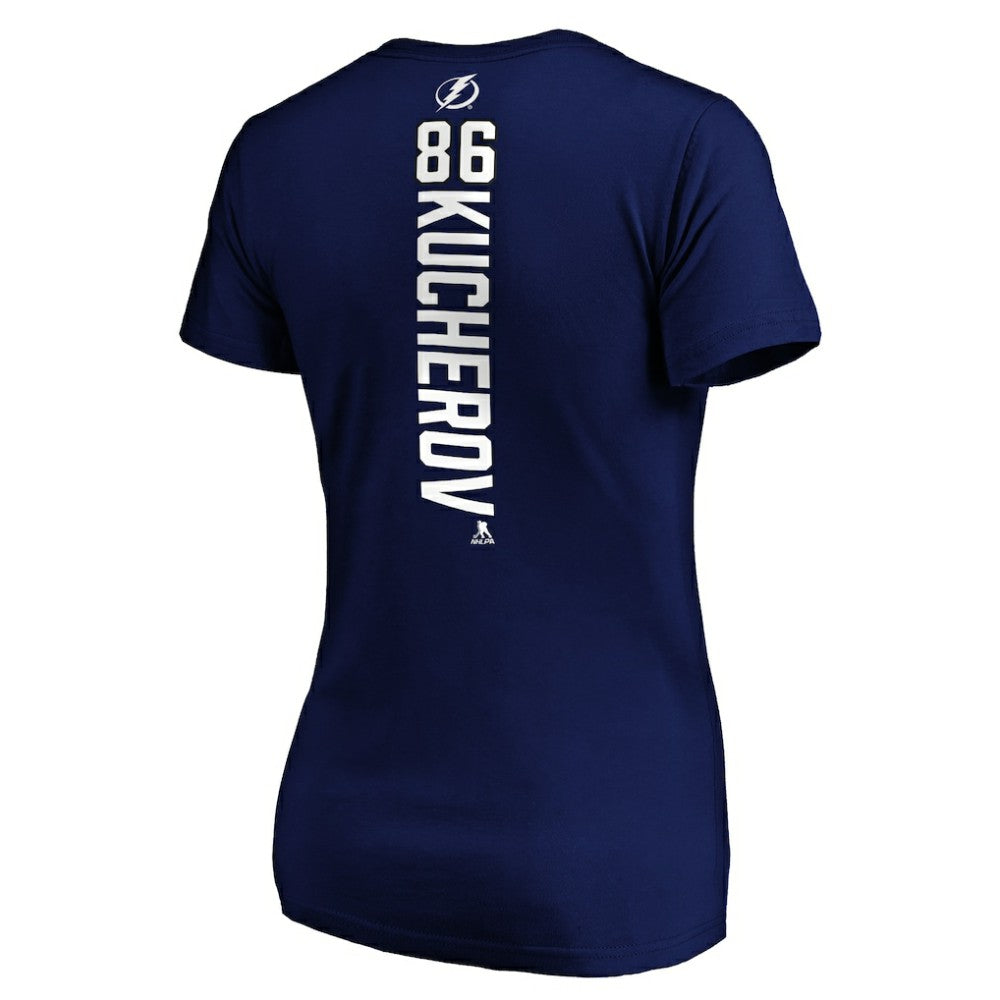 NHL Nikita Kucherov Tampa Bay Lightning Women's Playmaker V-Neck T-Shirt