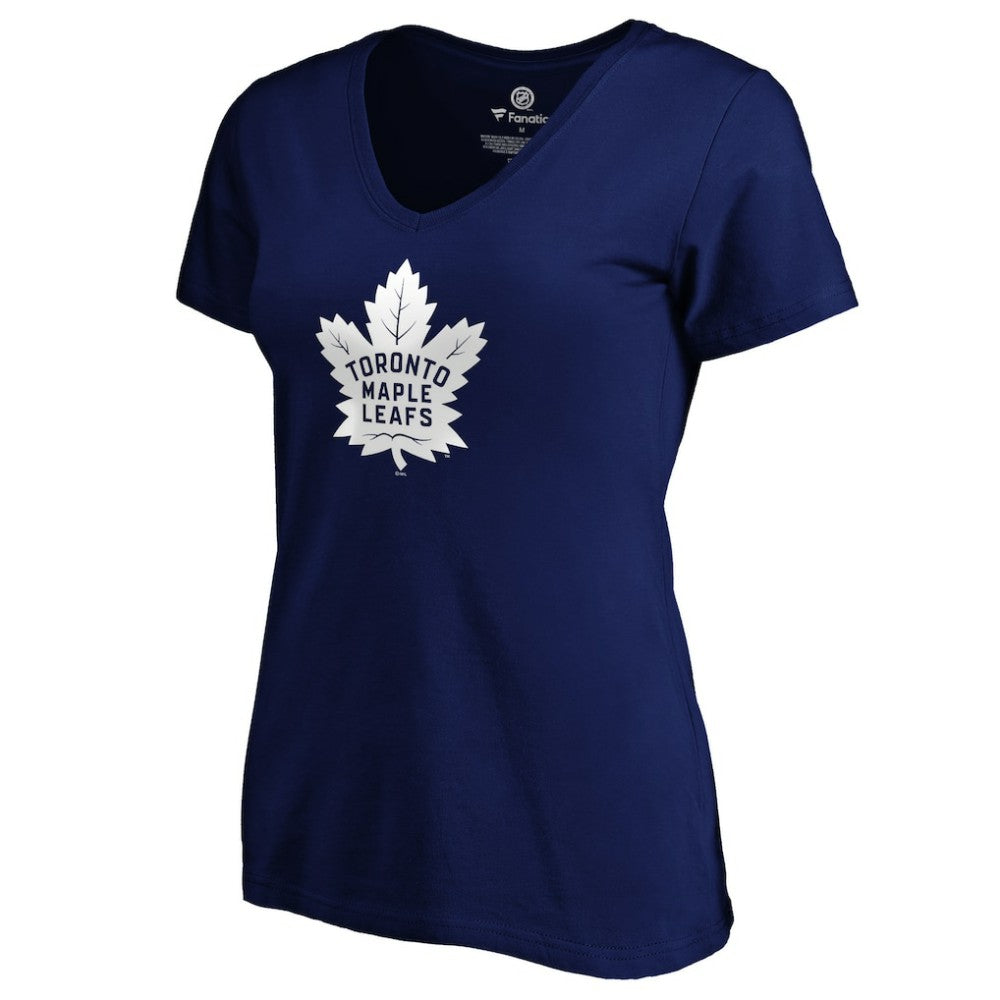 NHL Auston Matthews Toronto Maple Leafs Women's Playmaker V-Neck T-Shirt