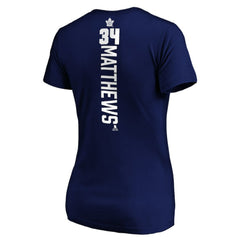 NHL Auston Matthews Toronto Maple Leafs Women's Playmaker V-Neck T-Shirt