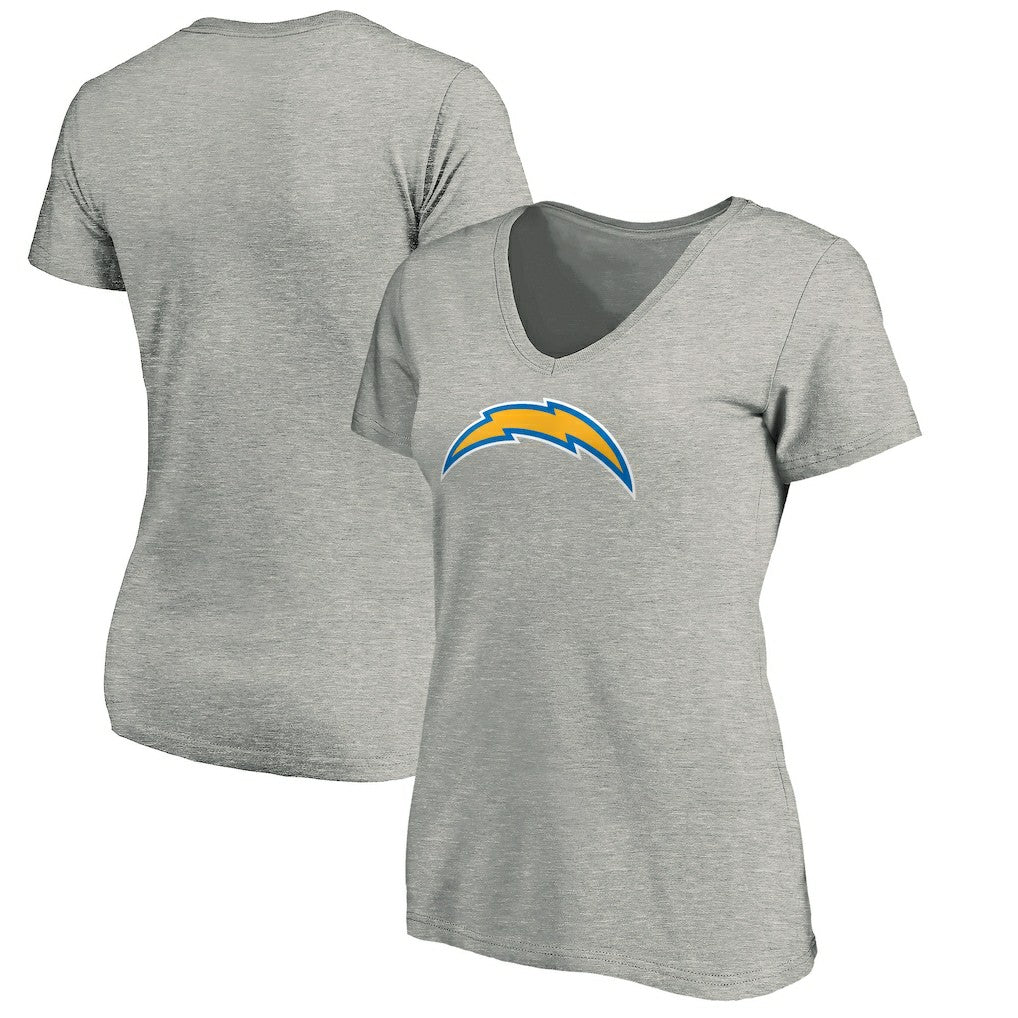 Women's Primary Logo V-Neck T-Shirt - Los Angeles Chargers T-shirts