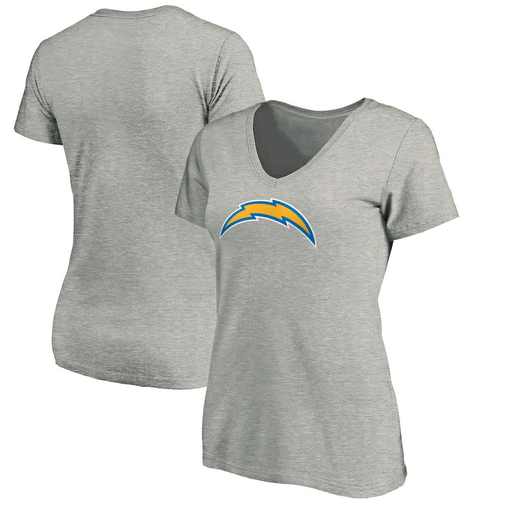 Women's Primary Logo V-Neck T-Shirt - Los Angeles Chargers T-shirts