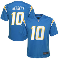 Justin Herbert  Youth Game Jersey - Los Angeles Chargers Jerseys