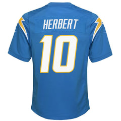 Justin Herbert  Youth Game Jersey - Los Angeles Chargers Jerseys