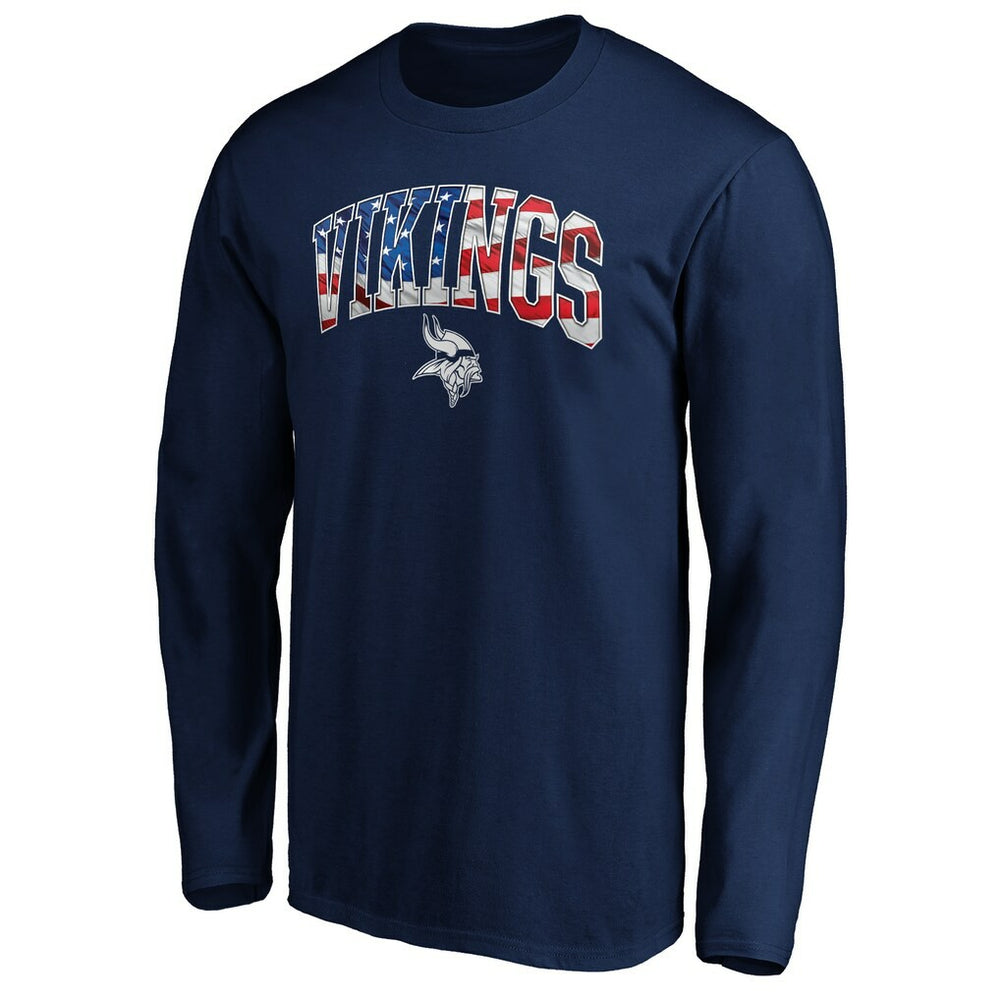 Banner Wave Long Sleeve T-Shirt - Minnesota Vikings T-shirts