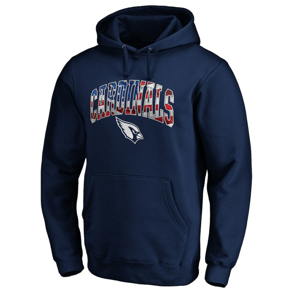 Banner Wave Fitted Pullover Hoodie - Arizona Cardinals Hoodies