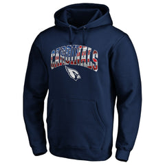 Banner Wave Fitted Pullover Hoodie - Arizona Cardinals Hoodies