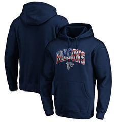 Banner Wave Fitted Pullover Hoodie - Atlanta Falcons Hoodies