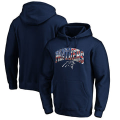 Banner Wave Fitted Pullover Hoodie - Carolina Panthers Hoodies