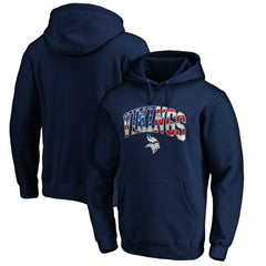 Banner Wave Fitted Pullover Hoodie - Minnesota Vikings Hoodies