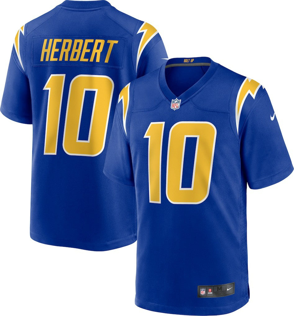 Justin Herbert  Alternate Game Jersey - Los Angeles Chargers Jerseys