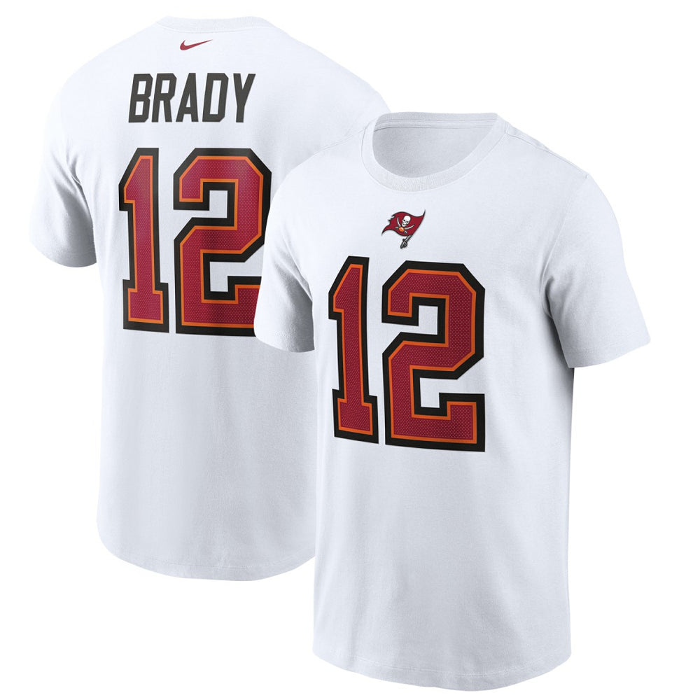 Tom Brady  Name & Number T-Shirt - Tampa Bay Buccaneers T-shirts