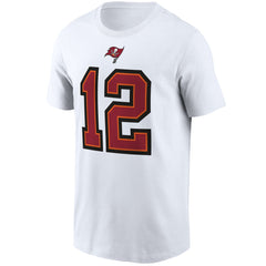 Tom Brady  Name & Number T-Shirt - Tampa Bay Buccaneers T-shirts