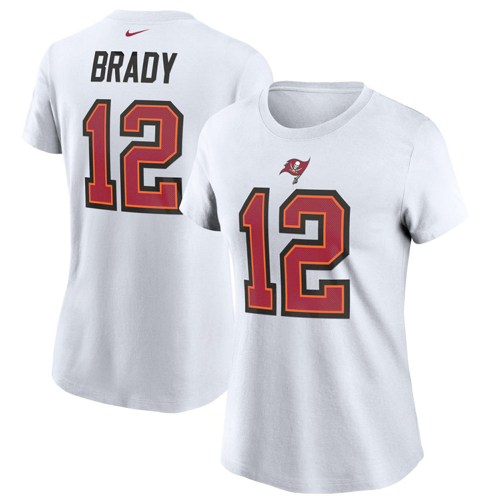 Tom Brady  Women's Name & Number T-Shirt - Tampa Bay Buccaneers T-shirts