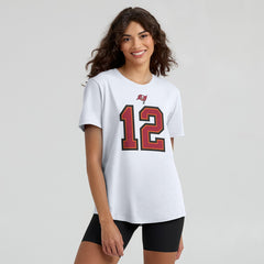Tom Brady  Women's Name & Number T-Shirt - Tampa Bay Buccaneers T-shirts