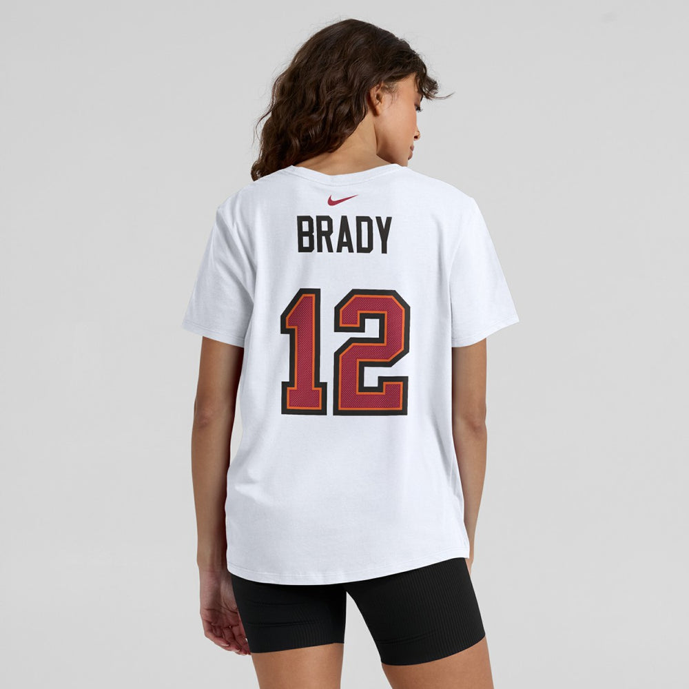 Tom Brady  Women's Name & Number T-Shirt - Tampa Bay Buccaneers T-shirts