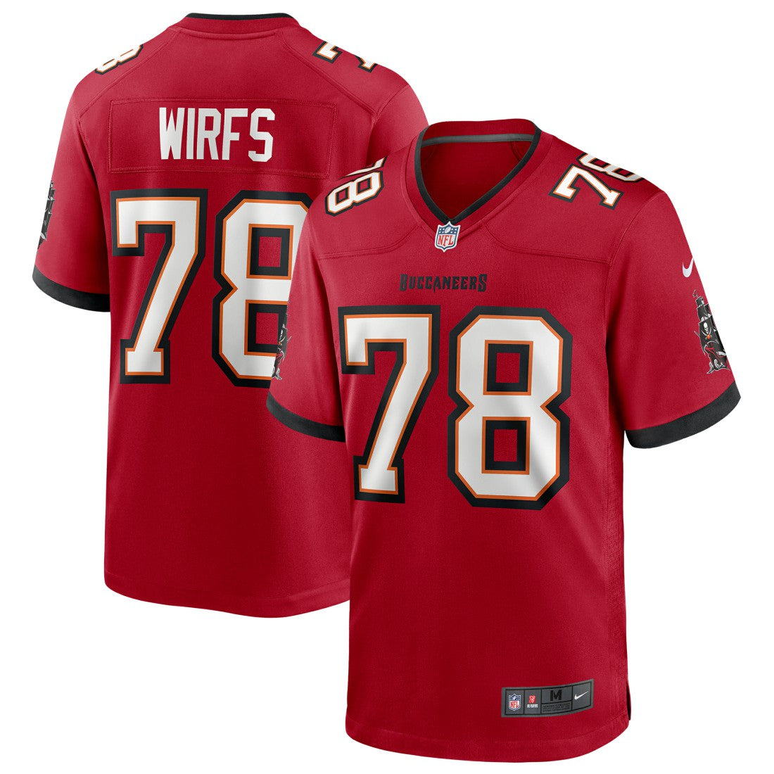 Tristan Wirfs  Player Game Jersey - Tampa Bay Buccaneers Jerseys
