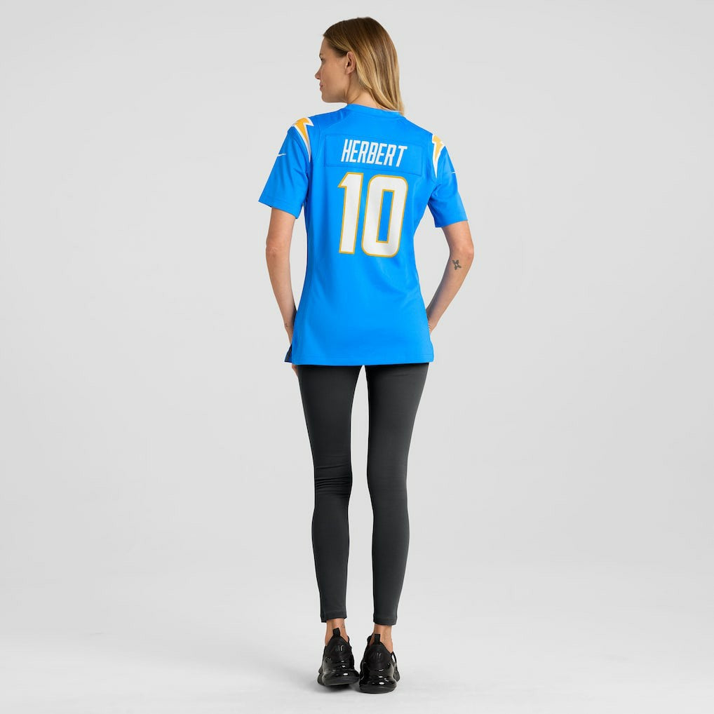 Justin Herbert  Women's Player Game Jersey - Los Angeles Chargers Jerseys