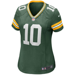 Jordan Love  Women's Game Jersey - Green Bay Packers Jerseys