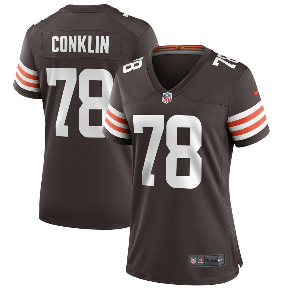 Jack Conklin  Women's Player Game Jersey - Cleveland Browns Jerseys