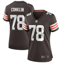 Jack Conklin  Women's Player Game Jersey - Cleveland Browns Jerseys