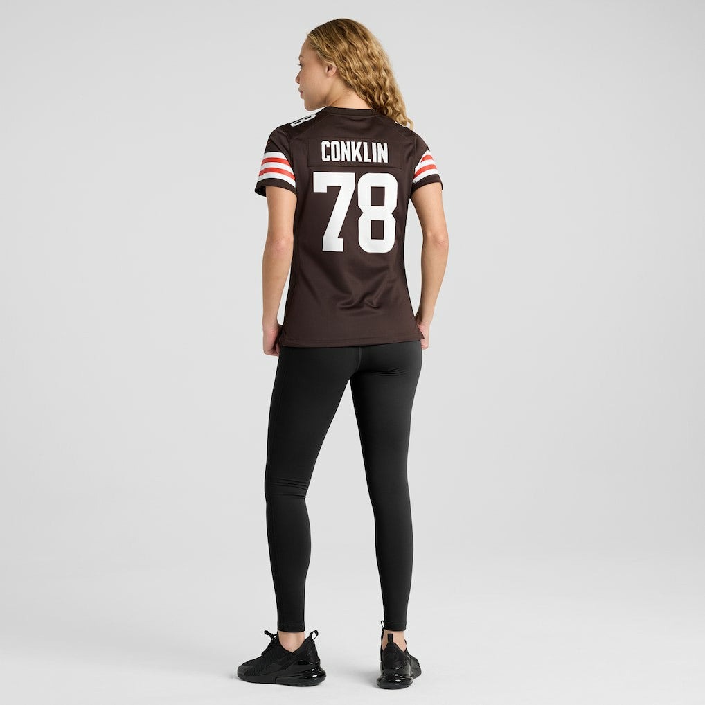 Jack Conklin  Women's Player Game Jersey - Cleveland Browns Jerseys
