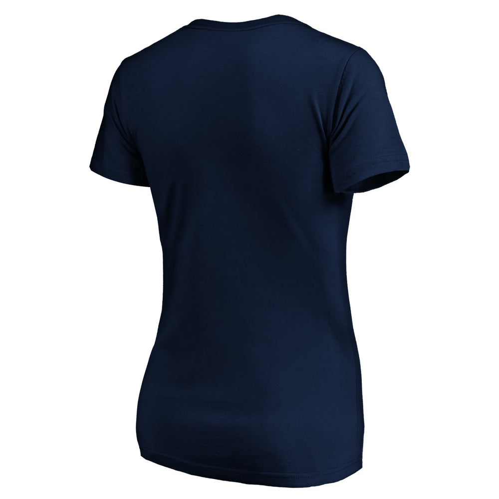 Milwaukee Bucks Women's Banner Wave V-Neck T-Shirt