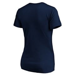 Milwaukee Bucks Women's Banner Wave V-Neck T-Shirt