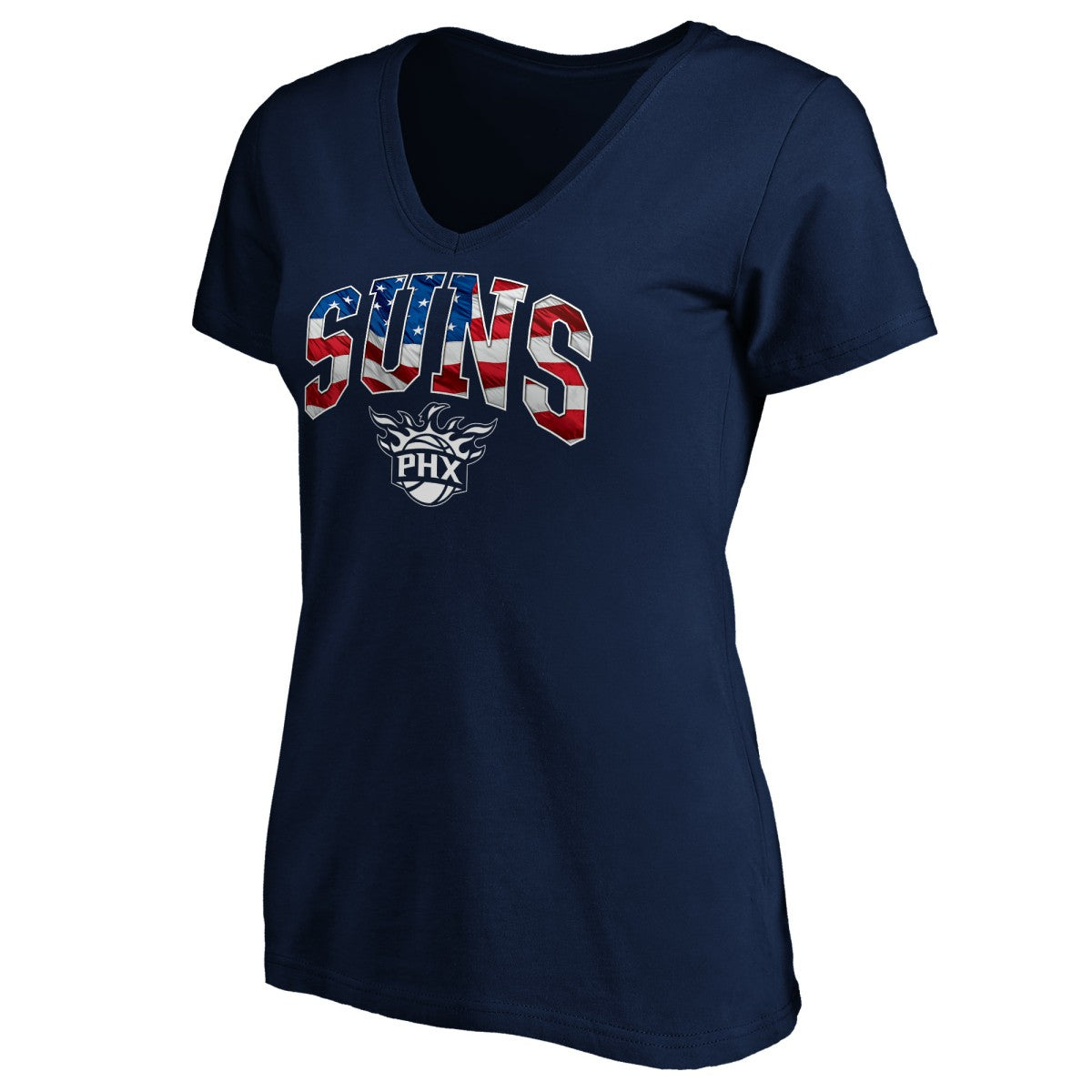 Phoenix Suns Women's Banner Wave V-Neck T-Shirt
