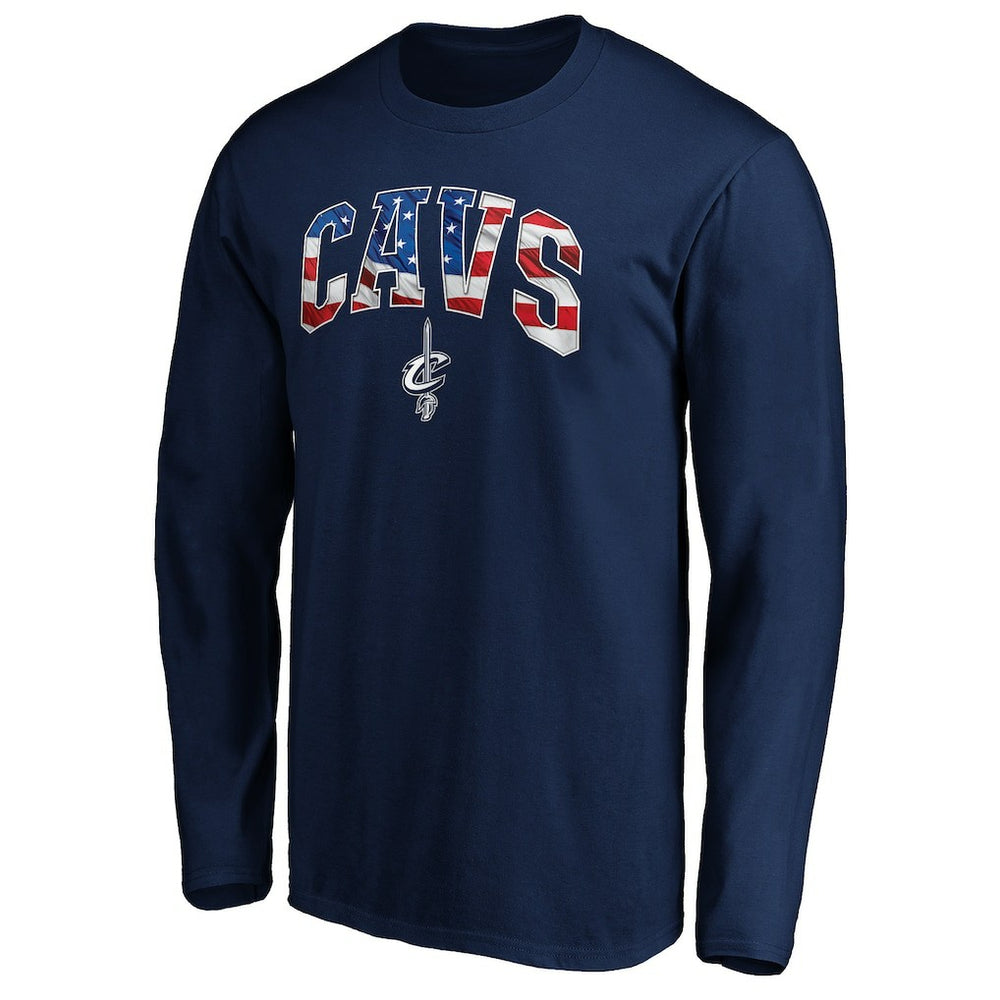 Cleveland Cavaliers Banner Wave Long Sleeve T-Shirt sale