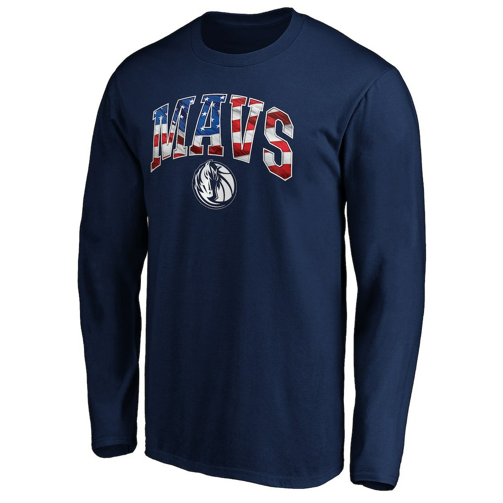 Dallas Mavericks Banner Wave Long Sleeve T-Shirt sale
