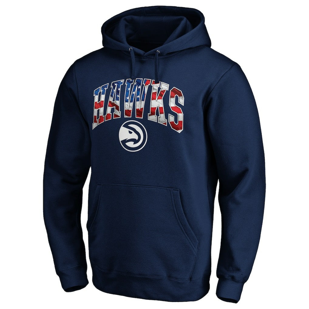 Atlanta Hawks Banner Wave Pullover Hoodie