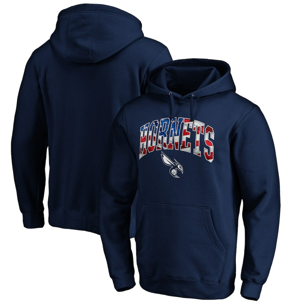 Charlotte Hornets Banner Wave Pullover Hoodie